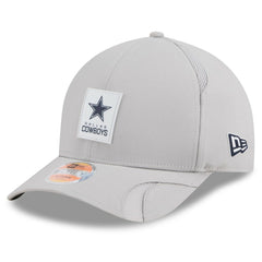 Dallas Cowboys New Era 2025 Sideline M-Crown 9FORTY Adjustable Hat - Gray - NFL