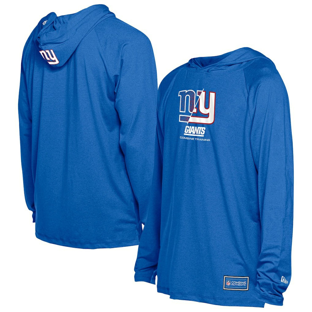 New York Giants New Era Functional Fandom Hoodie - Royal - NFL