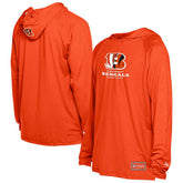Cincinnati Bengals New Era Functional Fandom Hoodie - Orange - NFL