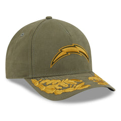 Los Angeles Chargers New Era x Alpha Industries A-Frame 9FORTY Adjustable Hat - Olive - NFL