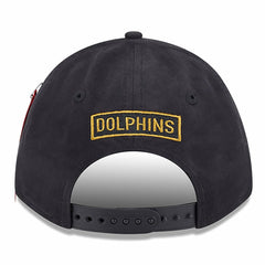 Miami Dolphins New Era x Alpha Industries A-Frame 9FORTY Adjustable Hat - Black - NFL
