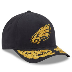 Philadelphia Eagles New Era x Alpha Industries A-Frame 9FORTY Adjustable Hat - Black - NFL