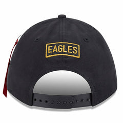 Philadelphia Eagles New Era x Alpha Industries A-Frame 9FORTY Adjustable Hat - Black - NFL