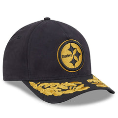 Pittsburgh Steelers New Era x Alpha Industries A-Frame 9FORTY Adjustable Hat - Black - NFL