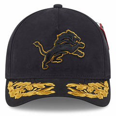 Detroit Lions New Era x Alpha Industries A-Frame 9FORTY Adjustable Hat - Black - NFL