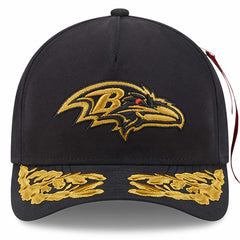 Baltimore Ravens New Era x Alpha Industries A-Frame 9FORTY Adjustable Hat - Black - NFL