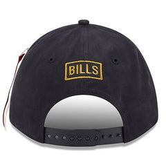 Buffalo Bills New Era x Alpha Industries A-Frame 9FORTY Adjustable Hat - Black - NFL