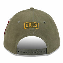 Buffalo Bills New Era x Alpha Industries A-Frame 9FORTY Adjustable Hat - Olive - NFL
