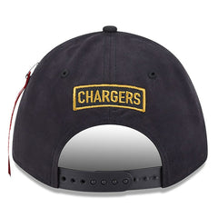 Los Angeles Chargers New Era x Alpha Industries A-Frame 9FORTY Adjustable Hat - Black - NFL