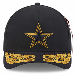 Dallas Cowboys New Era x Alpha Industries A-Frame 9FORTY Adjustable Hat - Black - NFL