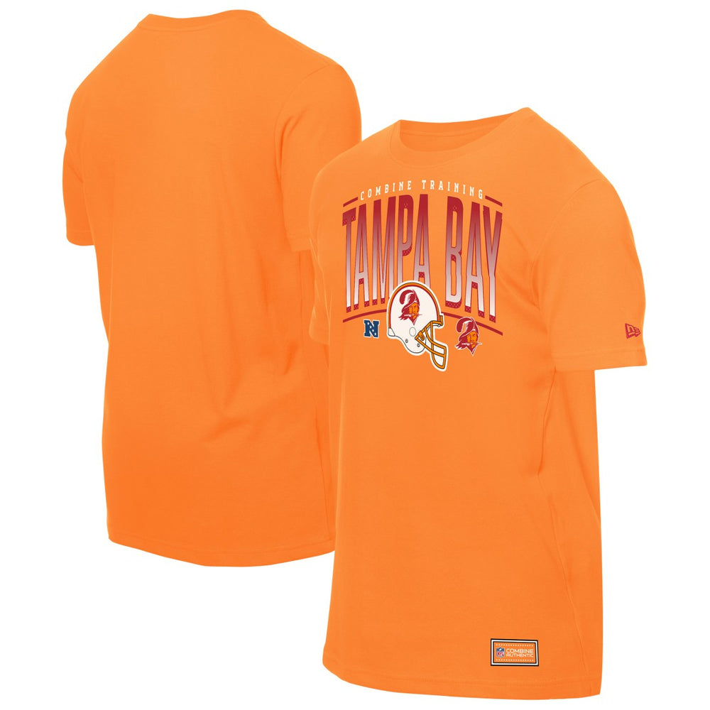 Tampa Bay Buccaneers New Era Combine Authentic Training Throwback T-Shirt - Orange - NFL