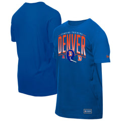 Denver Broncos New Era Combine Authentic Training Throwback T-Shirt - Royal - NFL