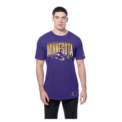 Minnesota Vikings New Era Combine Authentic Training Throwback T-Shirt - Purple - NFL