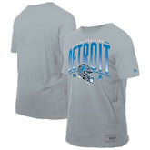 Detroit Lions New Era Combine Authentic Helmet T-Shirt - Silver - NFL