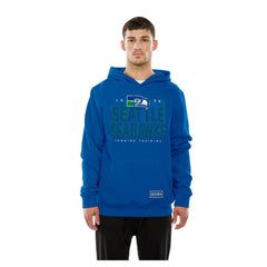 Seattle Seahawks New Era Combine Authentic Local State Throwback Hoodie - Royal - NFL