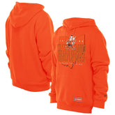 Cleveland Browns New Era Combine Authentic Local State Throwback Hoodie - Orange - NFL