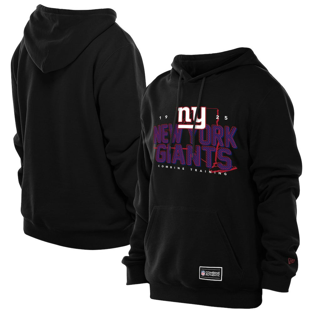 New York Giants New Era Combine Authentic Local State Hoodie - Black - NFL