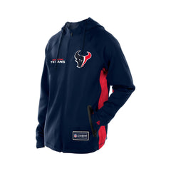 Houston Texans New Era Combine Authentic Raglan Scuba Full-Zip Hoodie - Navy - NFL