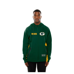 Green Bay Packers New Era Combine Authentic Raglan Scuba Full-Zip Hoodie - Green - NFL