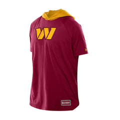 Washington Commanders New Era Combine Authentic Hooded Raglan Short-Sleeve T-Shirt - Scarlet - NFL