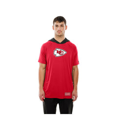 Kansas City Chiefs New Era Combine Authentic Hooded Raglan Short-Sleeve T-Shirt - Red - NFL
