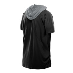 Las Vegas Raiders New Era Combine Authentic Hooded Raglan Short-Sleeve T-Shirt - Black - NFL