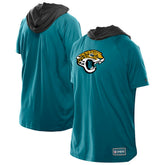 Jacksonville Jaguars New Era Combine Authentic Hooded Raglan Short-Sleeve T-Shirt - Teal - NFL