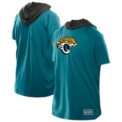 Jacksonville Jaguars New Era Combine Authentic Hooded Raglan Short-Sleeve T-Shirt - Teal - NFL
