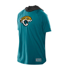 Jacksonville Jaguars New Era Combine Authentic Hooded Raglan Short-Sleeve T-Shirt - Teal - NFL