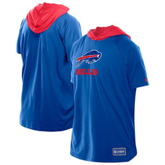Buffalo Bills New Era Combine Authentic Hooded Raglan Short-Sleeve T-Shirt - Royal - NFL