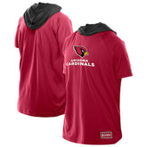 Arizona Cardinals New Era Combine Authentic Hooded Raglan Short-Sleeve T-Shirt - Cardinal - NFL