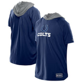 Indianapolis Colts New Era Combine Authentic Hooded Raglan Short-Sleeve T-Shirt - Royal - NFL