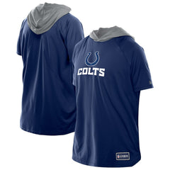 Indianapolis Colts New Era Combine Authentic Hooded Raglan Short-Sleeve T-Shirt - Royal - NFL