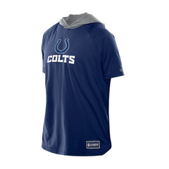 Indianapolis Colts New Era Combine Authentic Hooded Raglan Short-Sleeve T-Shirt - Royal - NFL