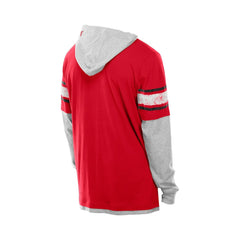 Kansas City Chiefs New Era Twofer Layered Long Sleeve Hoodie T-Shirt - Red - NFL