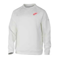Detroit Red Wings Columbia The Finder Sweatshirt - White | NHL Lifestyle