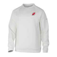 New Jersey Devils Columbia The Finder Sweatshirt - White | NHL Lifestyle