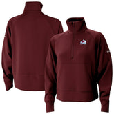Colorado Avalanche Columbia Women's Wickhams Hills Raglan Omni-Wick Half-Zip Pullover - Maroon | NHL on sale