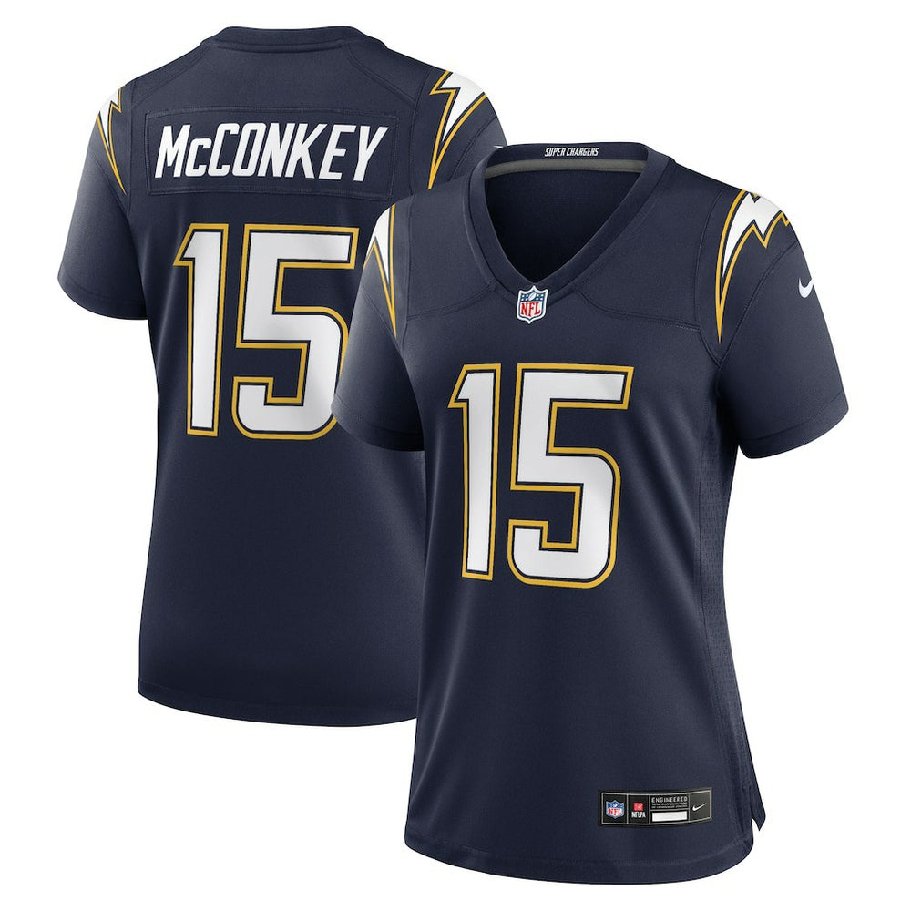 Ladd McConkey Los Angeles Chargers Women's Alternate Super Chargers Game Jersey - Navy - Nike