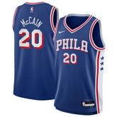 Nike Jared McCain Philadelphia 76ers Youth Swingman Jersey Icon Edition Royal