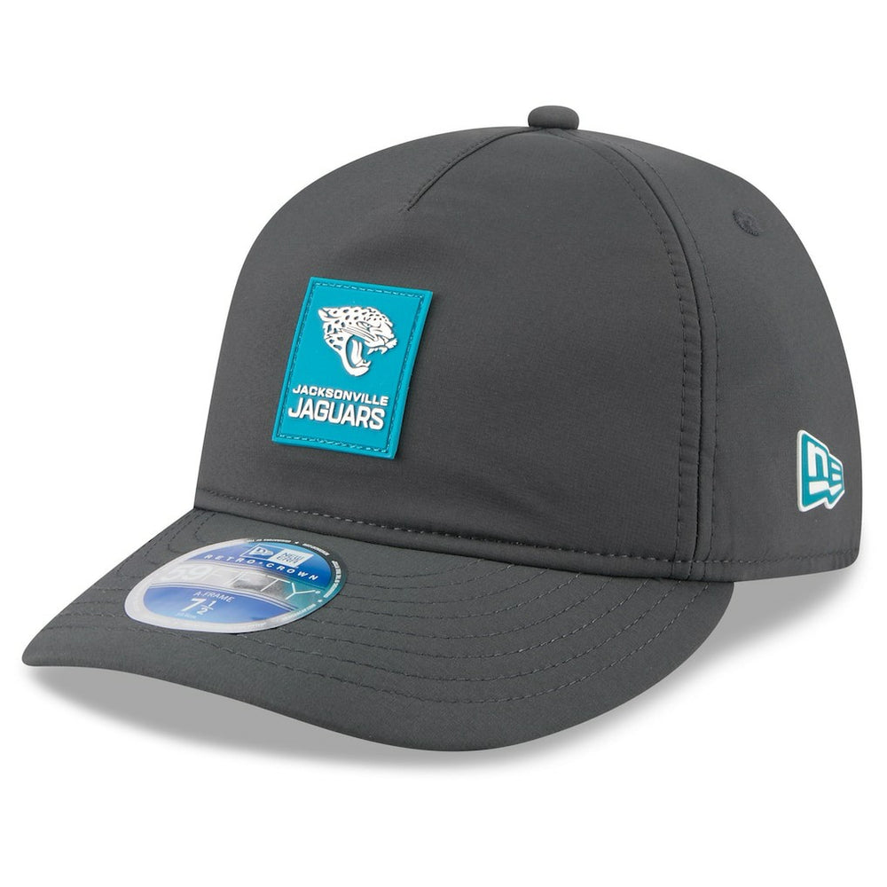 Jacksonville Jaguars New Era 2025 Sideline Cold Weather Retro Crown 59FIFTY Fitted Hat - Charcoal - NFL
