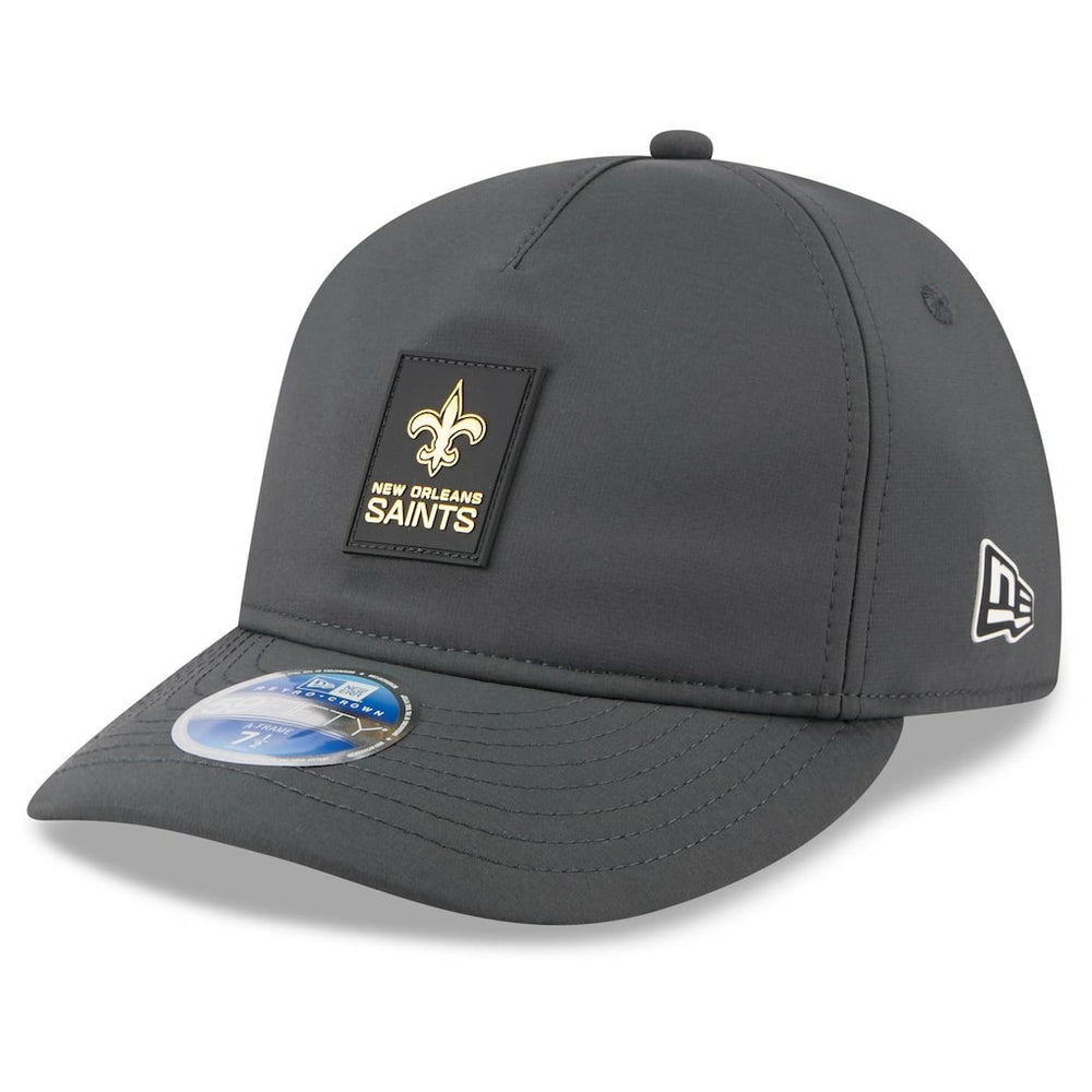 New Orleans Saints New Era 2025 Sideline Cold Weather Retro Crown 59FIFTY Fitted Hat - Charcoal - NFL