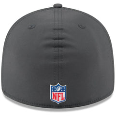 New Orleans Saints New Era 2025 Sideline Cold Weather Retro Crown 59FIFTY Fitted Hat - Charcoal - NFL