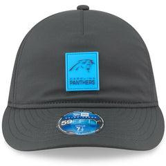 Carolina Panthers New Era 2025 Sideline Cold Weather Retro Crown 59FIFTY Fitted Hat - Charcoal - NFL