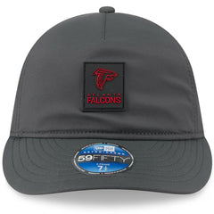 Atlanta Falcons New Era 2025 Sideline Cold Weather Retro Crown 59FIFTY Fitted Hat - Charcoal - NFL