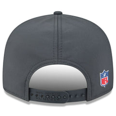 New Orleans Saints New Era 2025 Sideline Cold Weather Split Panel 9FIFTY Snapback Hat - Charcoal - NFL