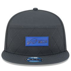 Buffalo Bills New Era 2025 Sideline Cold Weather Split Panel 9FIFTY Snapback Hat - Charcoal - NFL