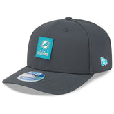 Miami Dolphins New Era 2025 Sideline Cold Weather 9SEVENTY Adjustable Hat - Charcoal - NFL