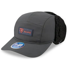 Chicago Bears New Era 2025 Sideline Cold Weather Runner Dog Ear Adjustable Hat - Charcoal - NFL