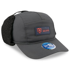 Chicago Bears New Era 2025 Sideline Cold Weather Runner Dog Ear Adjustable Hat - Charcoal - NFL